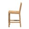 Bali & Pari Anfield Modern Bohemian Natural Seagrass and Mahogany Wood Counter Stool 243-13486-ZORO - alternate 10